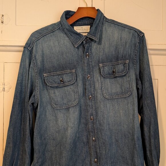 imogene + willie Other - Imogene + Willie Earl Selvedge Denim Work Shirt XXL